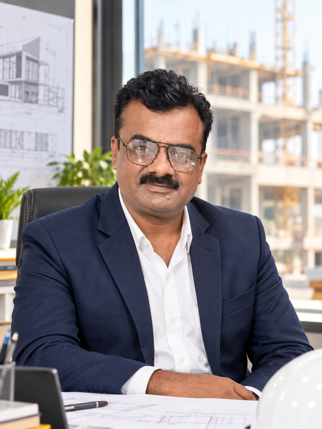Mr. Chandrapal Singh Chouhan - Founder / Senior Owner of AASHAPURA CONSTRUCTION